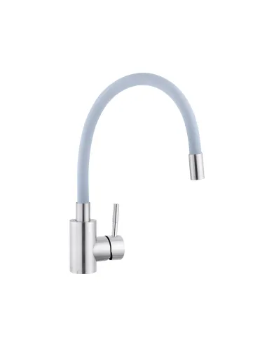 Смеситель для кухни Kroner KRP Edelstahl Klassisch - ESG035GRA, с гибким изливом