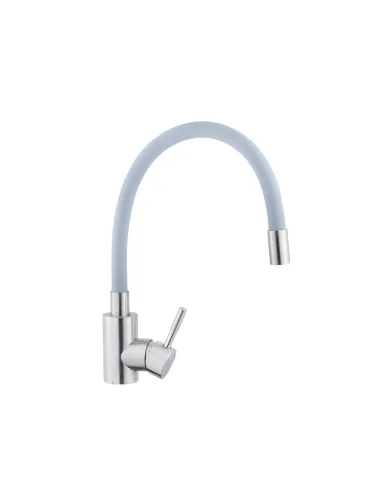 Смеситель для кухни Kroner KRP Edelstahl Klassisch - ESG035GRA, с гибким изливом
