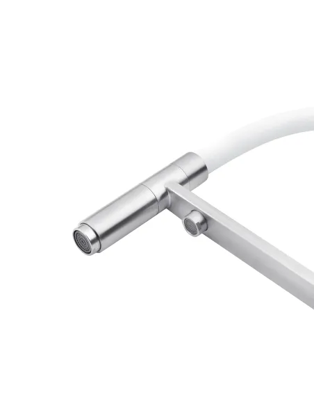 Змішувач для кухні Kroner KRP Edelstahl Klassisch - ESG03815WHI, з підключенням до фільтра