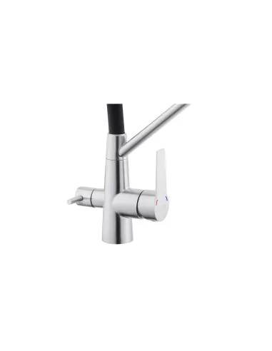 Смеситель для кухни Kroner KRP Edelstahl Klassisch - ESG03817BLK, с подключением к фильтру