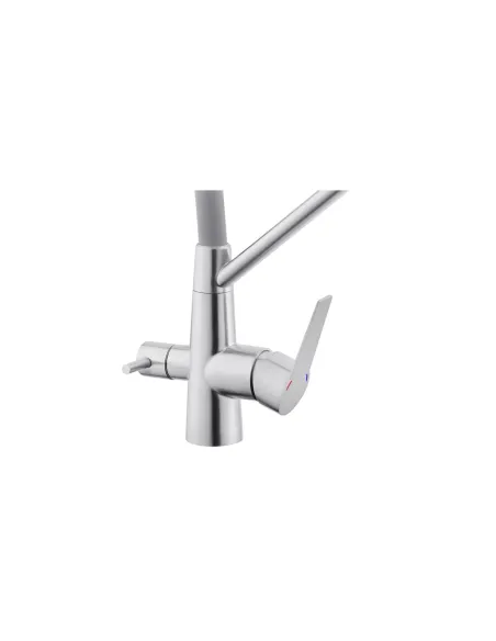 Змішувач для кухні Kroner KRP Edelstahl Klassisch - ESG03817GRA, з підключенням до фільтра Змішувач для кухні Kroner KRP Edelstahl Klassisch - ESG03817GRA, з підключенням до фільтра