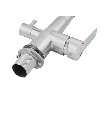 Змішувач для кухні Kroner KRP Edelstahl Klassisch - ESG03817GRA, з підключенням до фільтра Змішувач для кухні Kroner KRP Edelstahl Klassisch - ESG03817GRA, з підключенням до фільтра