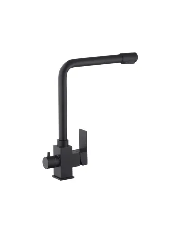 Смеситель для кухни Kroner KRP Edelstahl Kubus - SCH03810, с подключением к фильтру