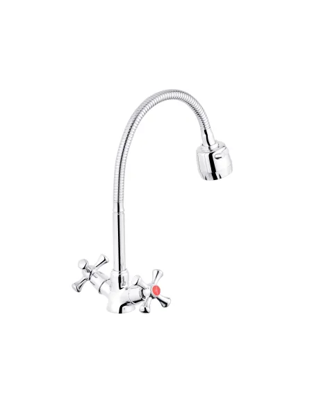 Смеситель для кухни Kroner KRM Rhein - C030-1, с гибким изливом