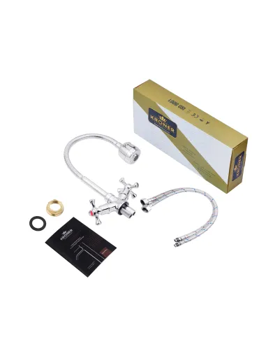 Змішувач для кухні Kroner KRM Rhein - C030-1, з гнучким виливом