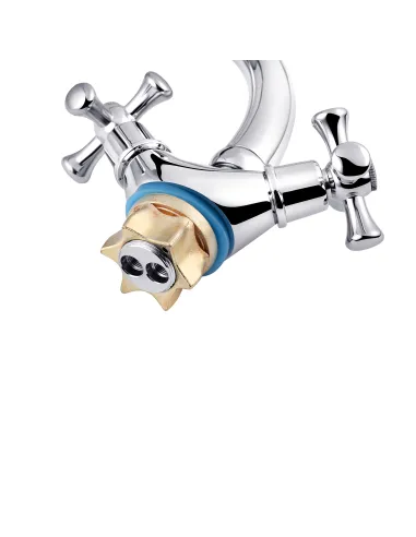 Смеситель для кухни Kroner KRM Rhein - C031, двухвентильный