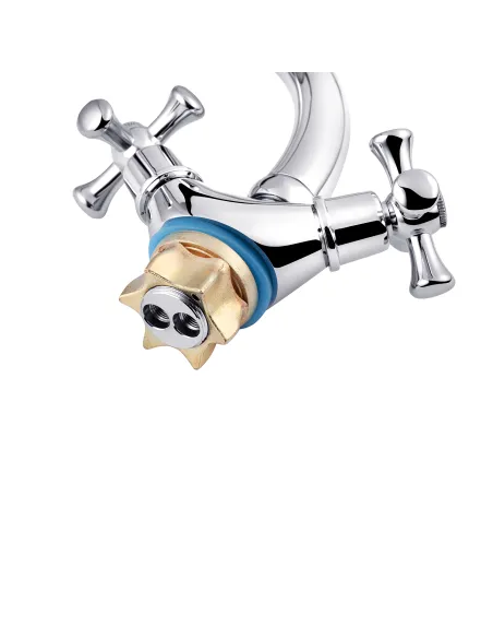 Смеситель для кухни Kroner KRM Rhein - C031, двухвентильный