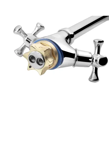 Змішувач для кухні Kroner KRM Rhein - C034, двовентильний