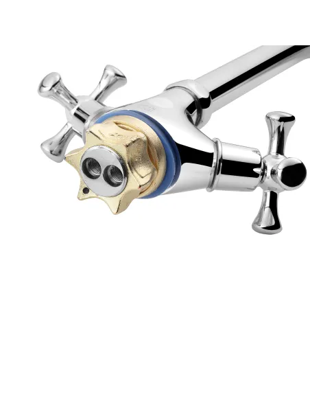 Змішувач для кухні Kroner KRM Rhein - C034, двовентильний