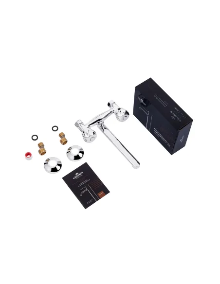 Змішувач для кухні Kroner KRP Hamburg - C040, двовентильний Змішувач для кухні Kroner KRP Hamburg - C040, двовентильний