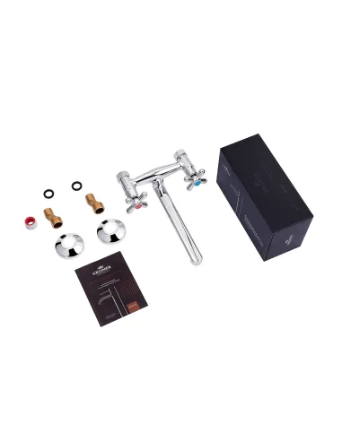 Змішувач для кухні Kroner KRP Royce - C040, двовентильний