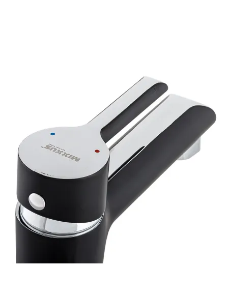 Змішувач для умивальника Mixxus Premium Edem 001 Black MI5838 чорний