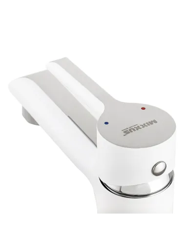 Змішувач для умивальника Mixxus Premium Edem 001 White MI5843 білий