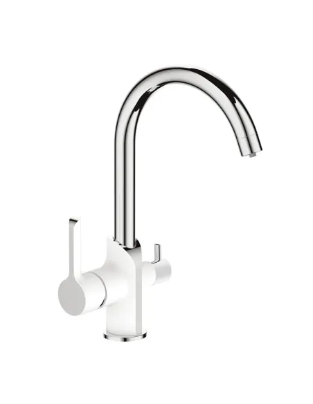 Змішувач для кухні Mixxus Premium Edem 021 White MI5924 із підключенням до фільтра Змішувач для кухні Mixxus Premium Edem 021 White MI5924 із підключенням до фільтра