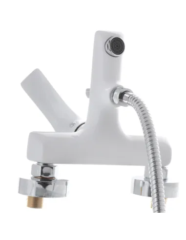 Смеситель для ванны Mixxus Premium Eva 009 White MI5951 с душевым набором