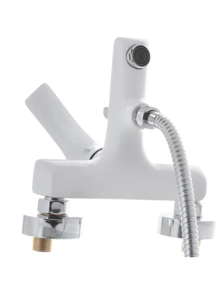 Змішувач для ванни Mixxus Premium Eva 009 White MI5951 з душовим набором