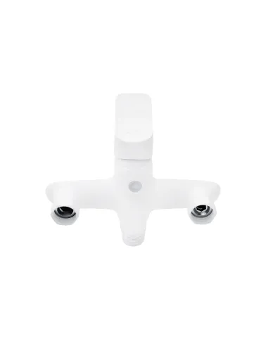 Смеситель для ванны Kroner KRM Fulda - W070, с душевым набором, белый