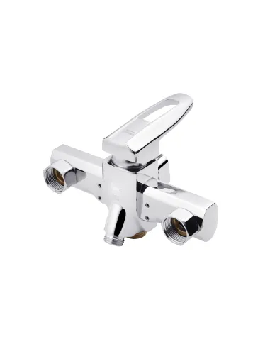 Смеситель для ванны Kroner KRM Kante - C070, с душевым набором, хром