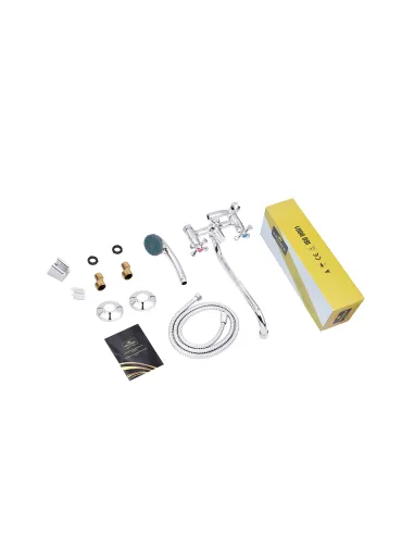 Змішувач для ванни Kroner KRM Rhein - C071, з душовим набором, хром