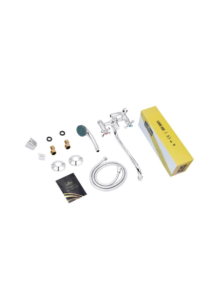 Змішувач для ванни Kroner KRM Rhein - C071, з душовим набором, хром