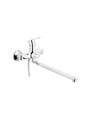 Змішувач для ванни Kroner KRP Bremen - C070, з душовим набором, хром