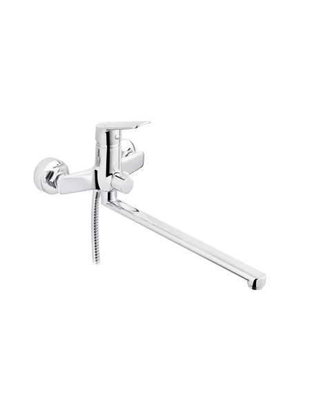 Смеситель для ванны Kroner KRP Dorn - C070, с душевым набором, хром