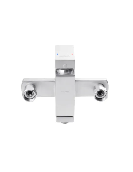 Смеситель для ванны Kroner KRP Edelstahl Kubus - ESG070, с душевым набором, никель