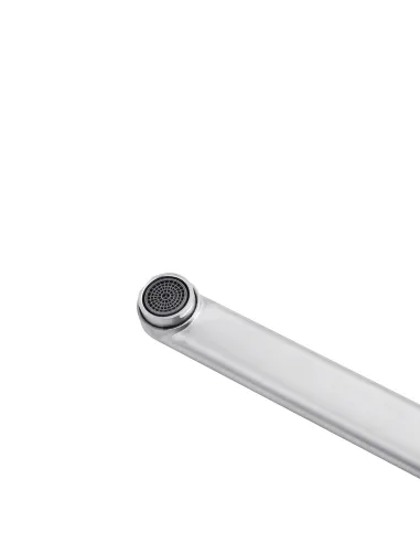 Смеситель для ванны Kroner KRP Edelstahl Kubus - ESG070, с душевым набором, никель