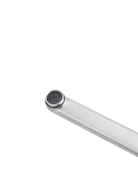 Змішувач для ванни Kroner KRP Edelstahl Kubus - ESG070 з душовим набором, нікель