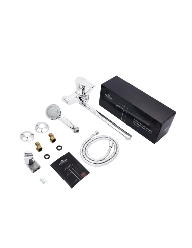 Смеситель для ванны Kroner KRP Enzo - C070, с душевым набором, хром