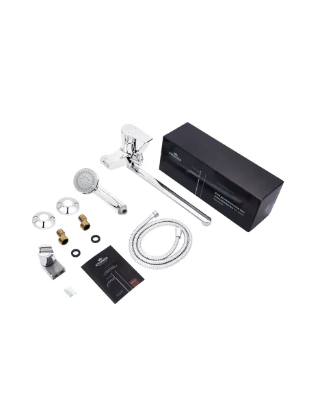 Смеситель для ванны Kroner KRP Enzo - C070, с душевым набором, хром