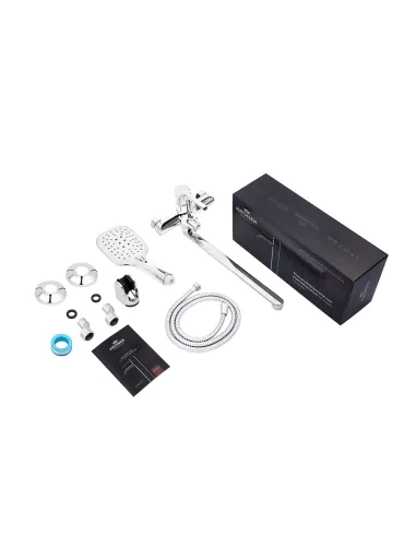 Змішувач для ванни Kroner KRP Essen - C070, з душовим набором, хром