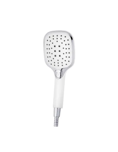 Смеситель для ванны Kroner KRP Essen - W070, с душевым набором, хром-белый