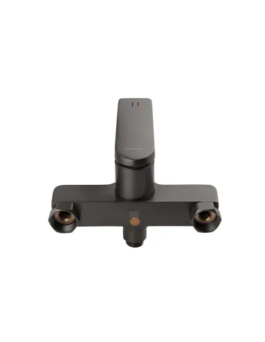 Смеситель для ванны Kroner KRP Graz - GRP070, с душевым набором, графит