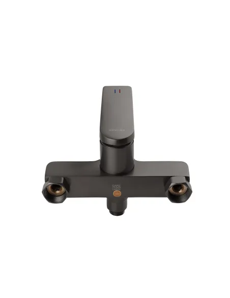 Змішувач для ванни Kroner KRP Graz - GRP070, з душовим набором, графіт