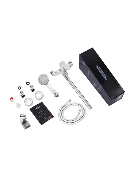 Змішувач для ванни Kroner KRP Hagen - C070, з душовим набором, хром