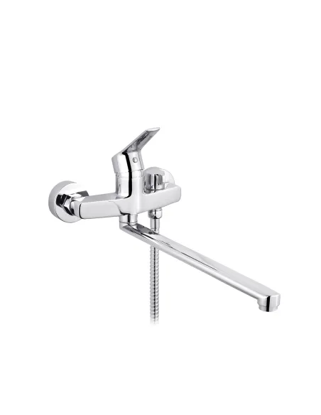 Смеситель для ванны Kroner KRP Hagen - C071, с душевым набором, хром