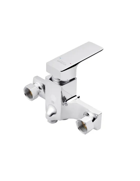 Смеситель для ванны Kroner KRP Harz - C070, с душевым набором, хром