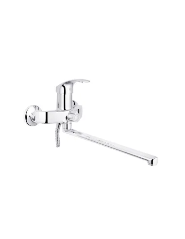 Смеситель для ванны Kroner KRP Konstante - C070, с душевым набором, хром