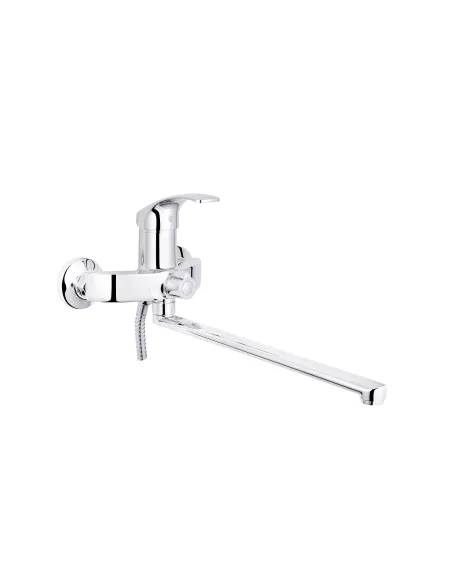 Смеситель для ванны Kroner KRP Konstante - C070, с душевым набором, хром