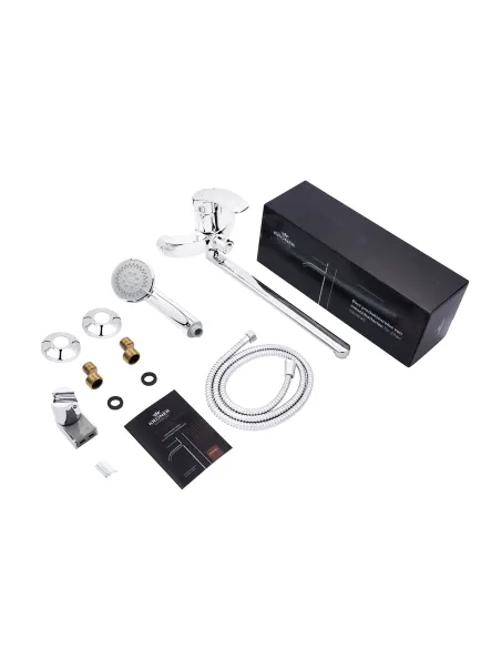 Змішувач для ванни Kroner KRP Konstante - C070, з душовим набором, хром