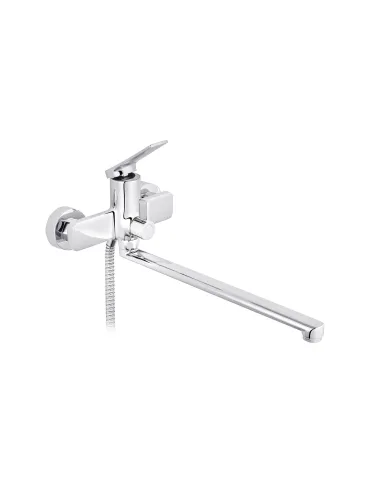 Змішувач для ванни Kroner KRP Makon - C070, з душовим набором, хром