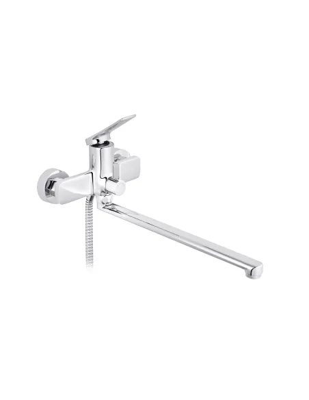 Змішувач для ванни Kroner KRP Makon - C070, з душовим набором, хром