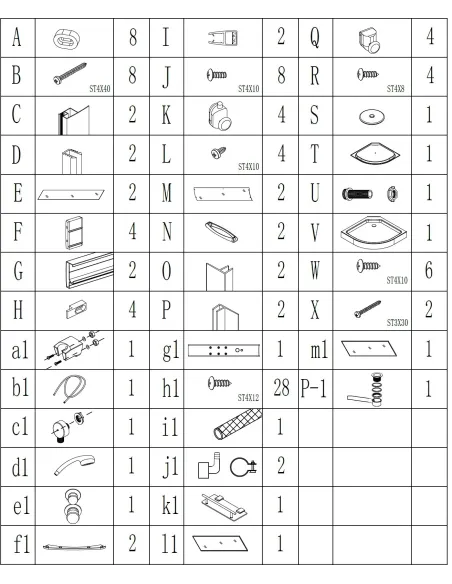 Гидробокс Bravo Barycz LL90GBB полукруглый, массажный
