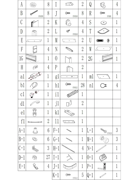 Гідробокс Bravo Obra H120FFSR асиметричний, масажний