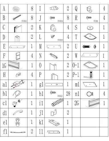 Гидробокс Bravo Rega L120FFSL ассиметричный, массажный