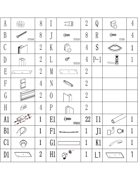 Гидробокс Bravo SAN L90GBB полукруглый, массажный Гидробокс Bravo SAN L90GBB полукруглый, массажный