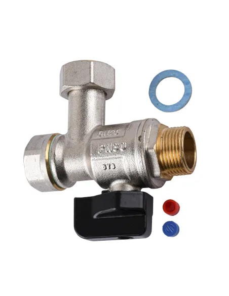 Кран кульовий кутовий з накидною гайкою Arco 150824 3/4 дюйма