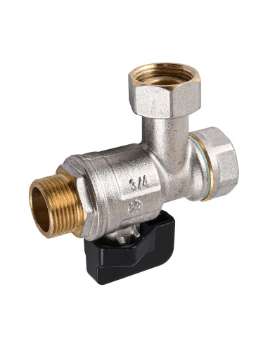 Кран кульовий кутовий з накидною гайкою Arco 150824 3/4 дюйма