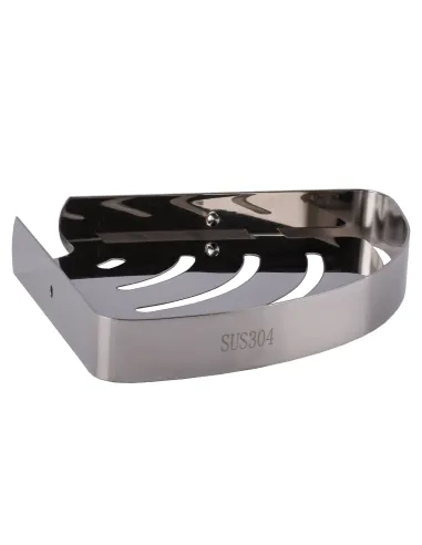 Полка для ванной угловая Globus Lux SS1199, нержавеющая сталь